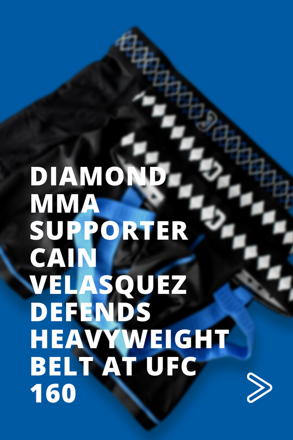 Diamond MMA Supporter Cain Velasquez Defends Heavyweight Belt at UFC 160