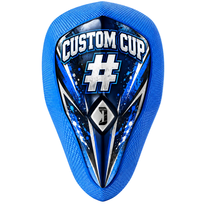 Custom painted Diamond MMA athletic cup