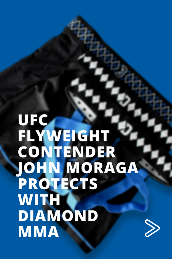 UFC Flyweight Contender John Moraga protects with Diamond MMA