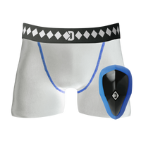 Diamond MMA Compression Jock Short System in White
