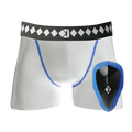 Diamond MMA Compression Jock Short System in White