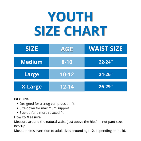 Diamond MMA Youth Size Chart