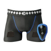 Diamond MMA Hockey Jock System - Hockey Compression Jock Short and Athletic Cup