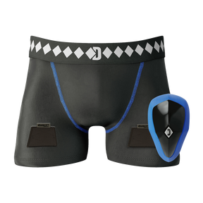 Diamond MMA Hockey Jock System - Hockey Compression Jock Short and Athletic Cup