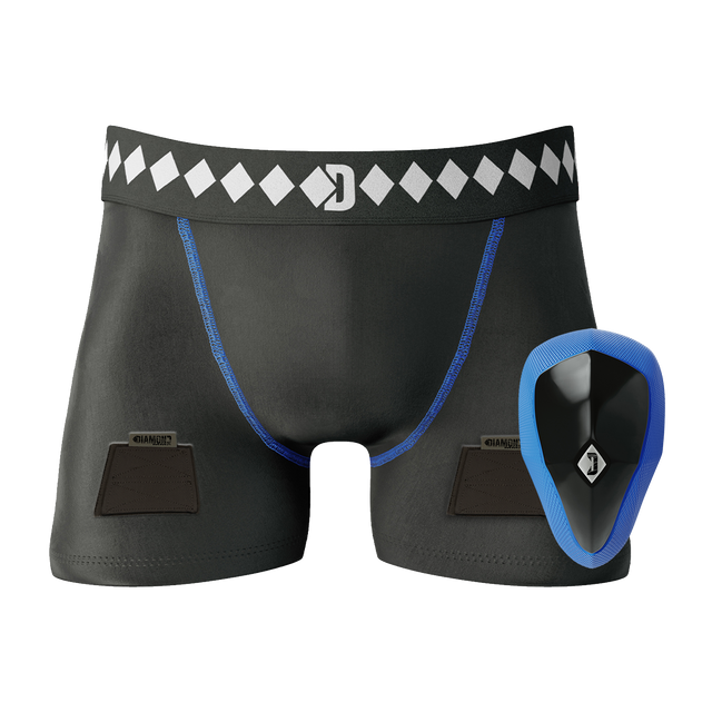 Diamond MMA Hockey Jock System - Hockey Compression Jock Short and Athletic Cup