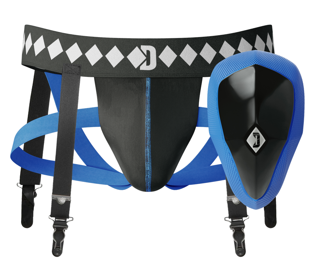 Diamond MMA Hockey Garter Belt With Athletic Cup